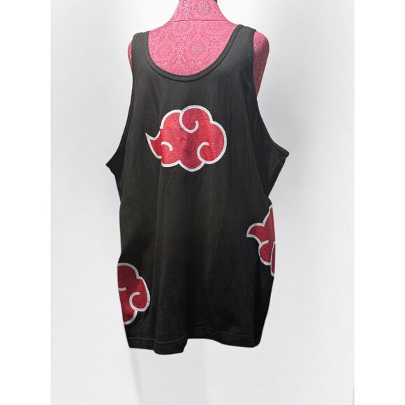 Hot Topic Naruto Shippuden Akatsuki Cloud Tank Top - Picture 4 of 11